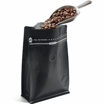 Ziplock Coffee Pouch (With Valve)
